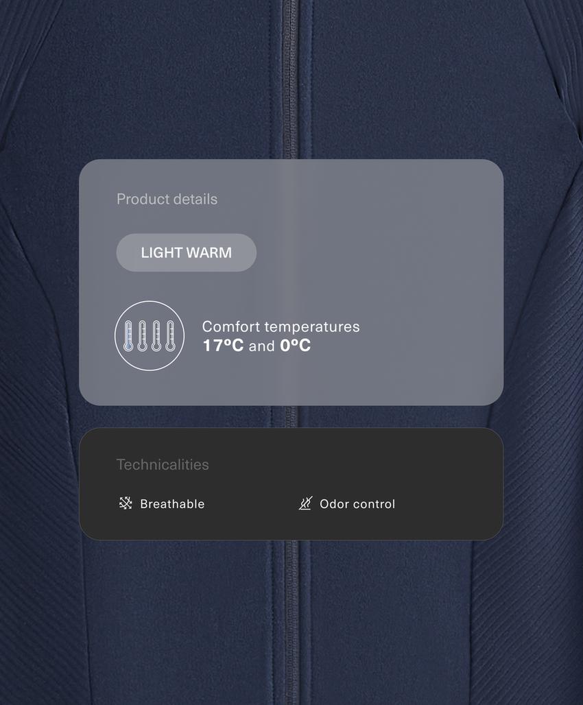 Высокотехнологичная куртка Comfortlux с отделкой в рубчик