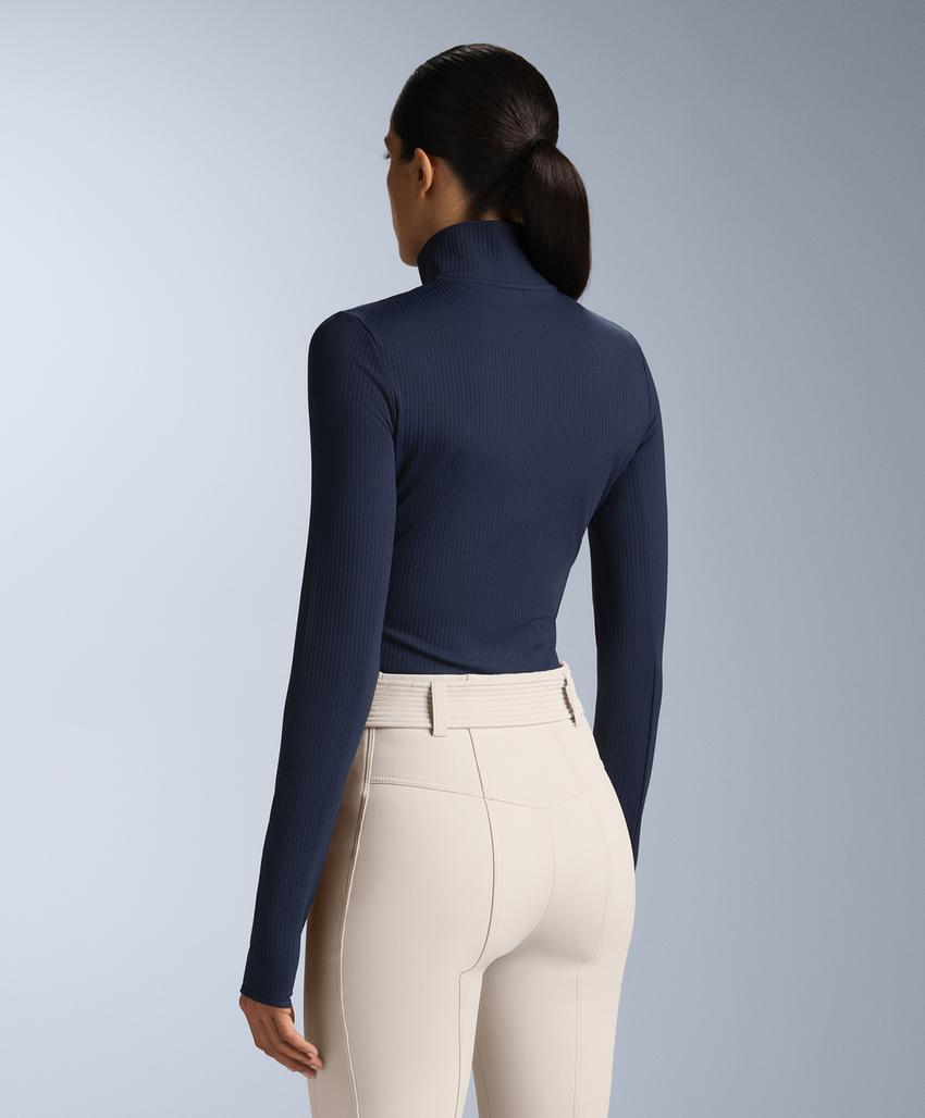 Thermal base layer rib T-shirt