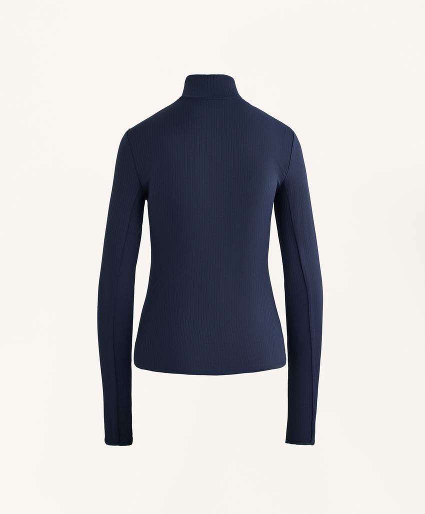 Thermal base layer rib T-shirt