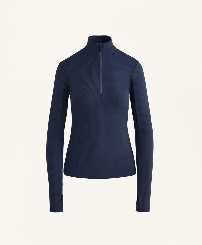 Thermal base layer rib T-shirt