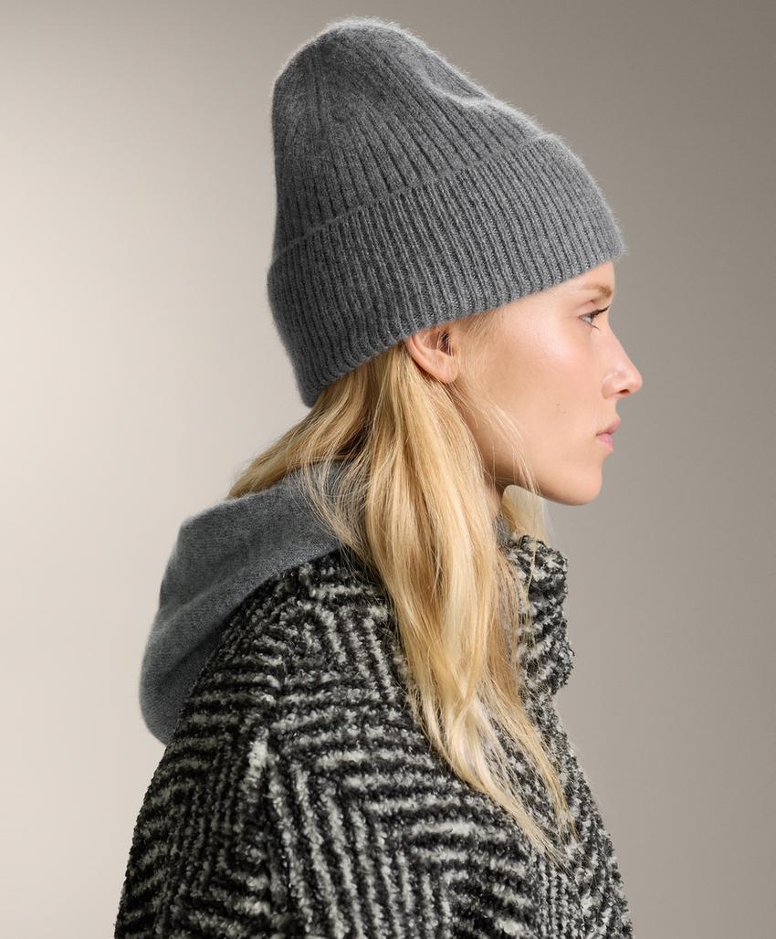 Вязаная шапка из 100% кашемира