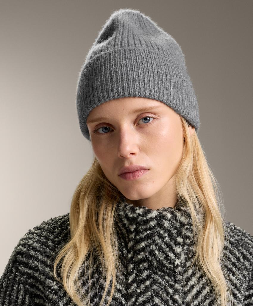 Вязаная шапка из 100% кашемира