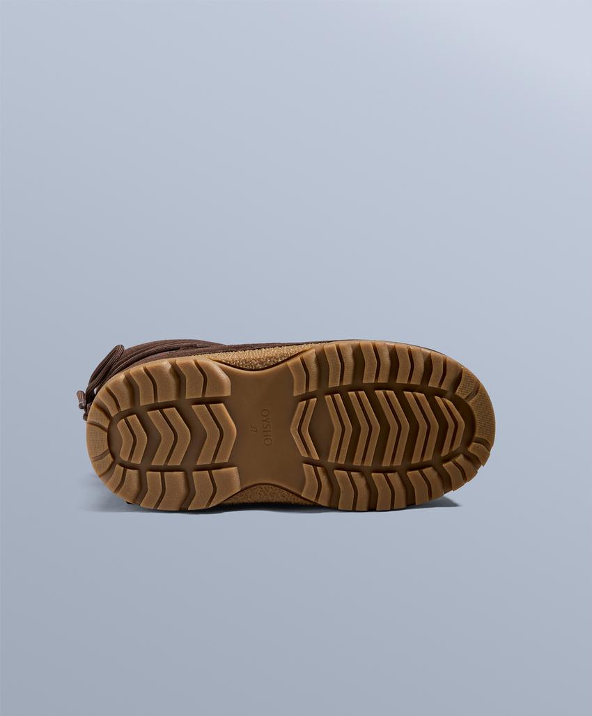 Технические замшевые ботинки со шнуровкой