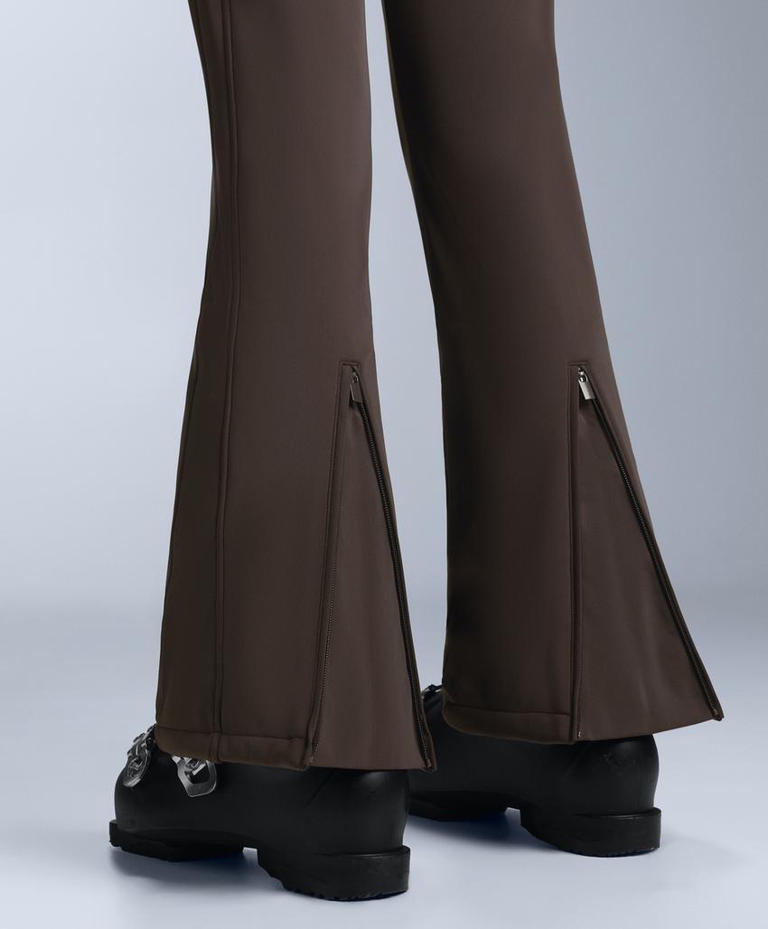 Водостойкий облегающий эластичный комбинезон SKI в стиле колор-блок