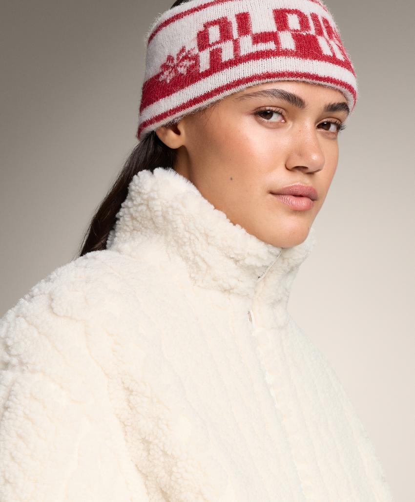 Повязка для волос с жаккардовым узором