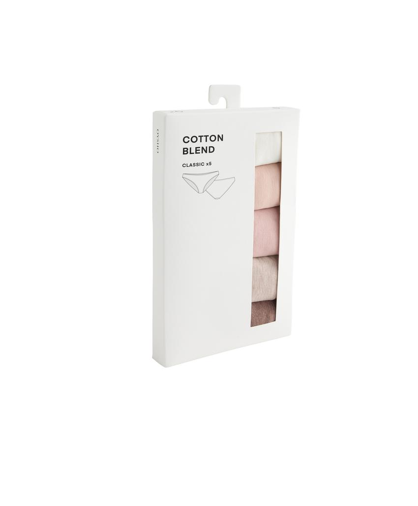 5 классических трусов из смесового хлопка