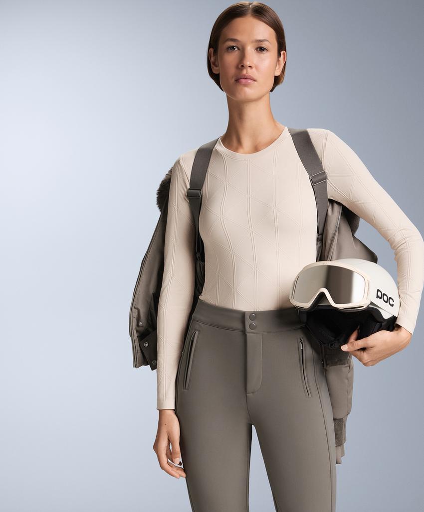 Термофутболка с жаккардовым узором seamless base layer