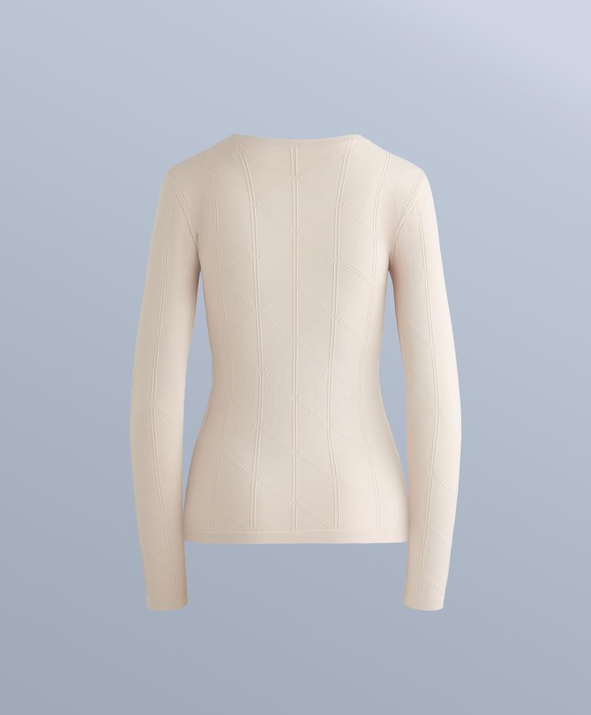 Термофутболка с жаккардовым узором seamless base layer