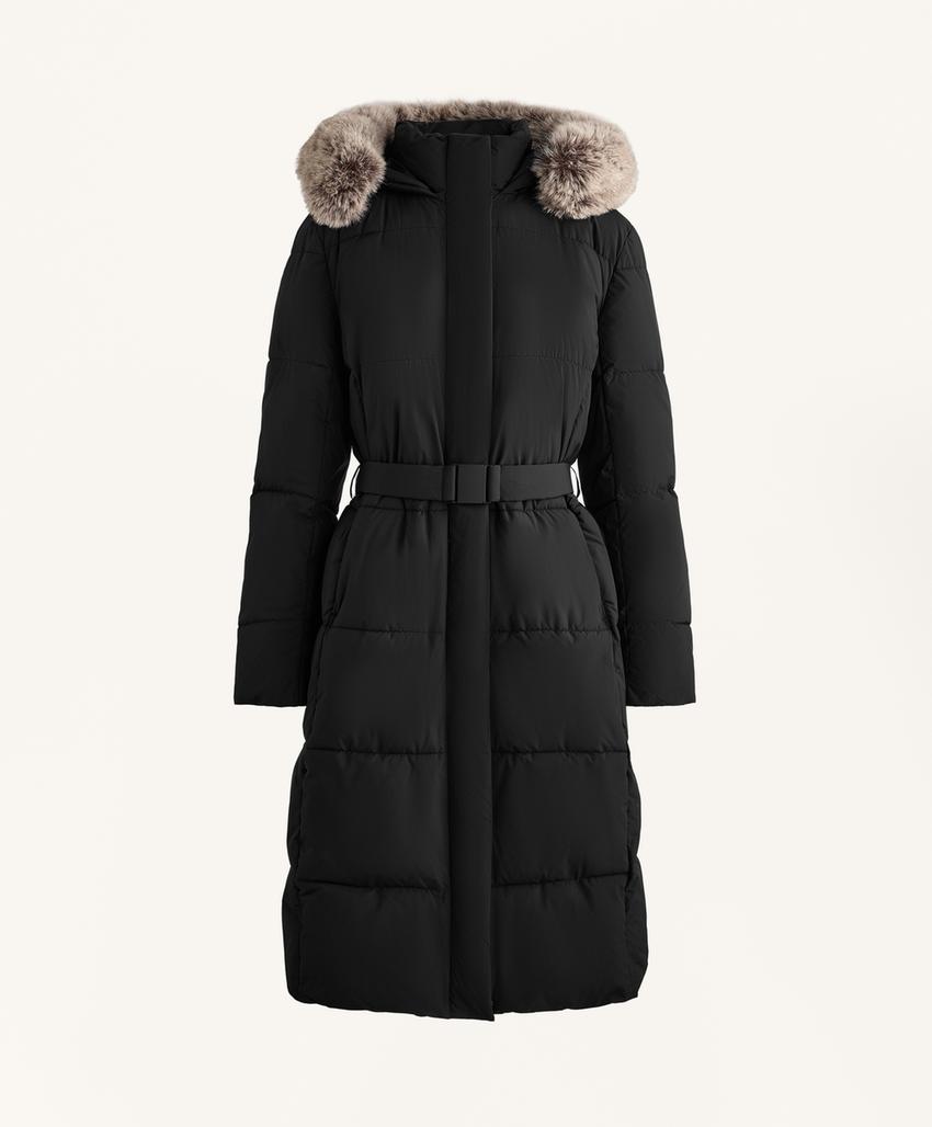 Длинная водоотталкивающая утепленная куртка Primaloft®