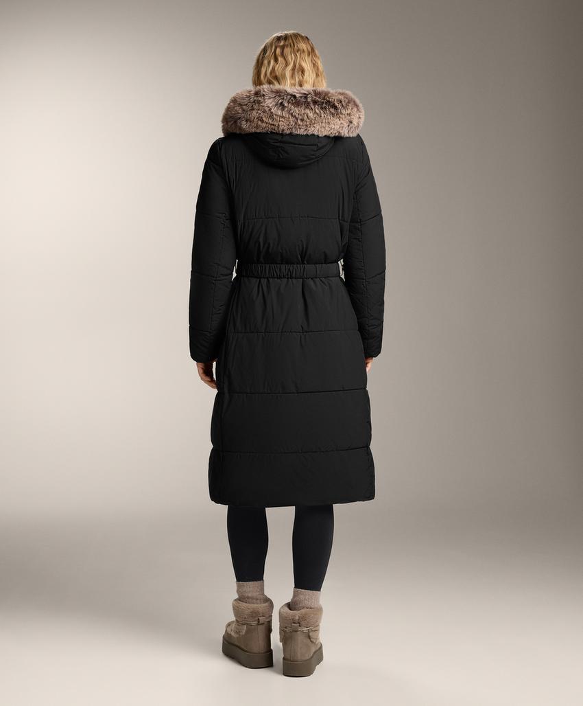 Длинная водоотталкивающая утепленная куртка Primaloft®