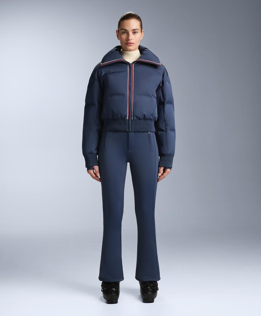 Водостойкая куртка в стиле ретро с 80% пуха и 20% пера MINARDI PIUME SKI