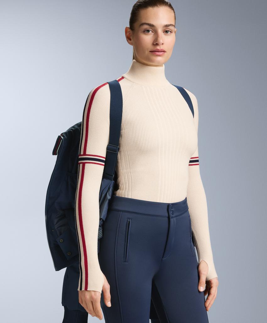 Водостойкая куртка в стиле ретро с 80% пуха и 20% пера MINARDI PIUME SKI