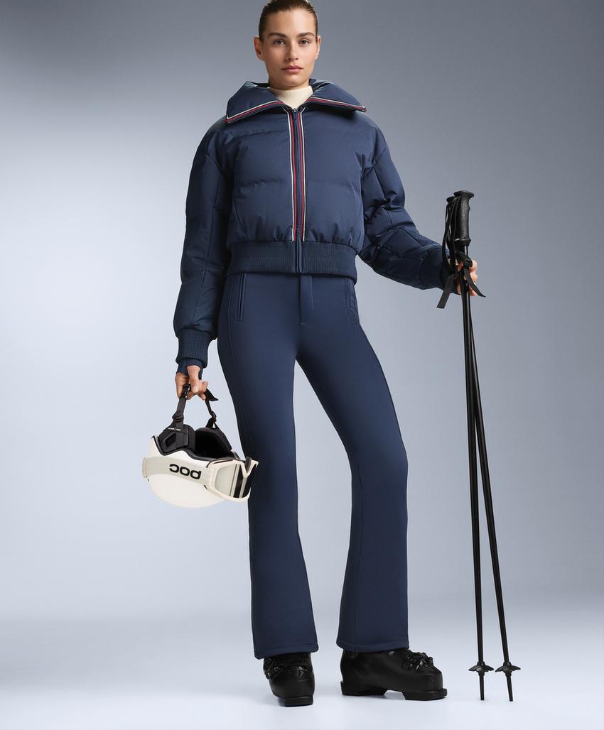 Водостойкая куртка в стиле ретро с 80% пуха и 20% пера MINARDI PIUME SKI