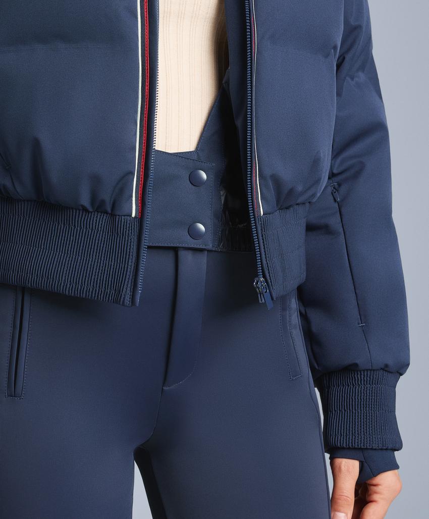 Водостойкая куртка в стиле ретро с 80% пуха и 20% пера MINARDI PIUME SKI