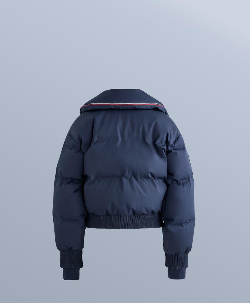 Водостойкая куртка в стиле ретро с 80% пуха и 20% пера MINARDI PIUME SKI