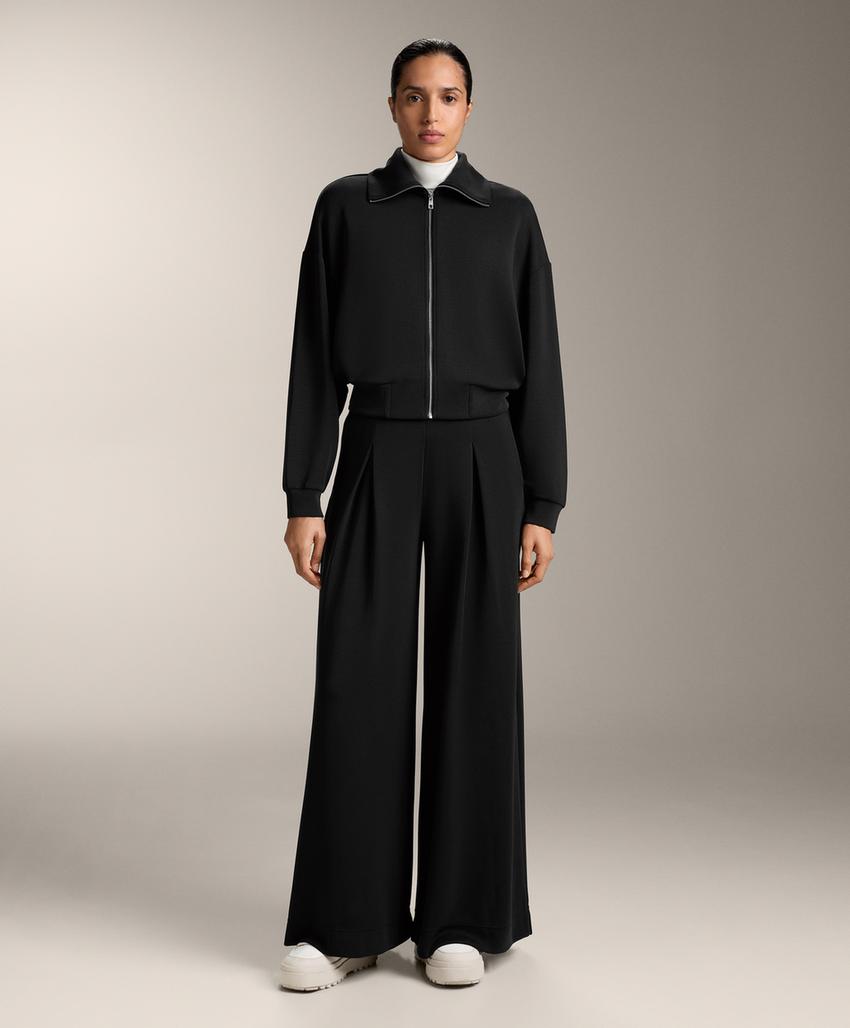 Длинные брюки премиум-класса со складкой и модалом