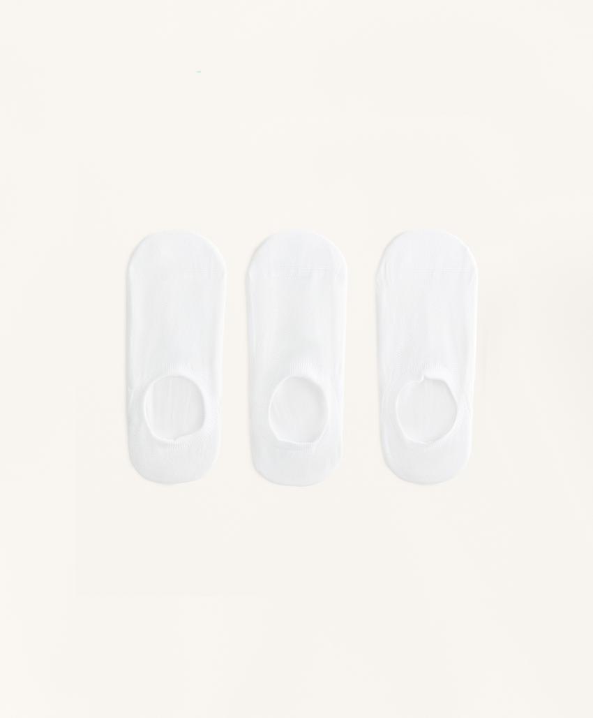 3 пары спортивных носков-следков из смесового полиамида