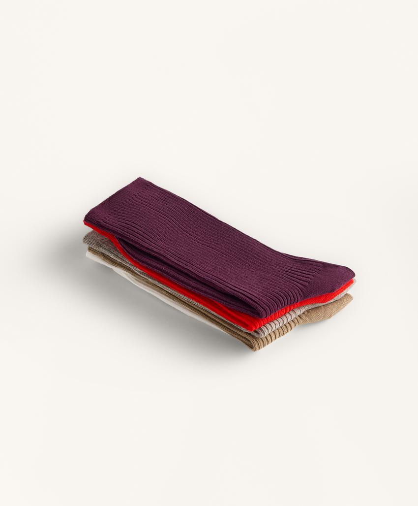 5 пар классических носков из смесового хлопка