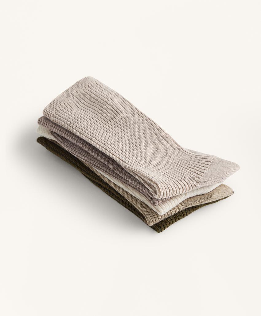 5 пар классических носков из смесового хлопка