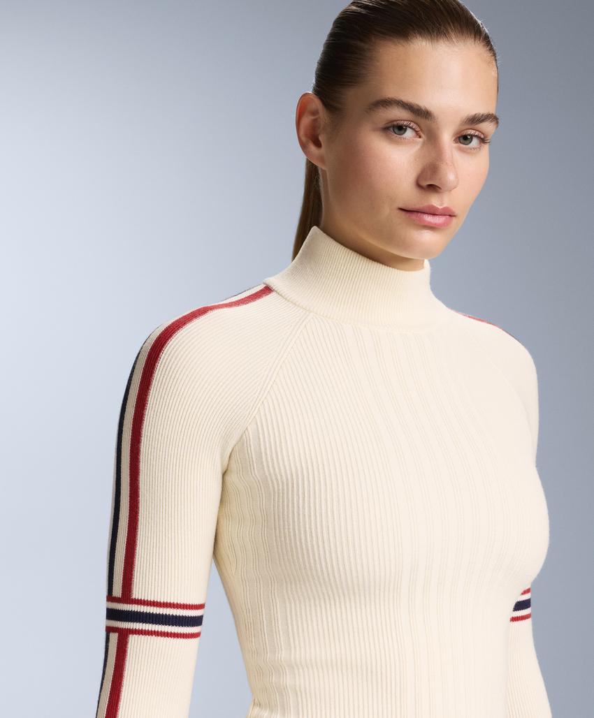 Термофутболка Base Layer вязаная с контрастными деталями