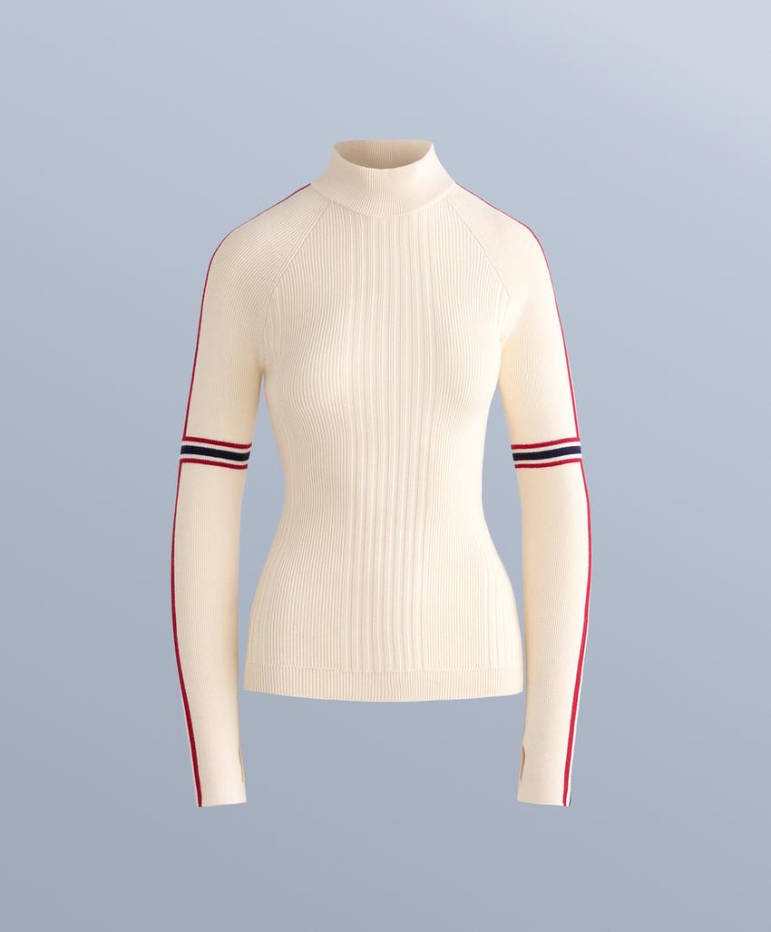 Термофутболка Base Layer вязаная с контрастными деталями