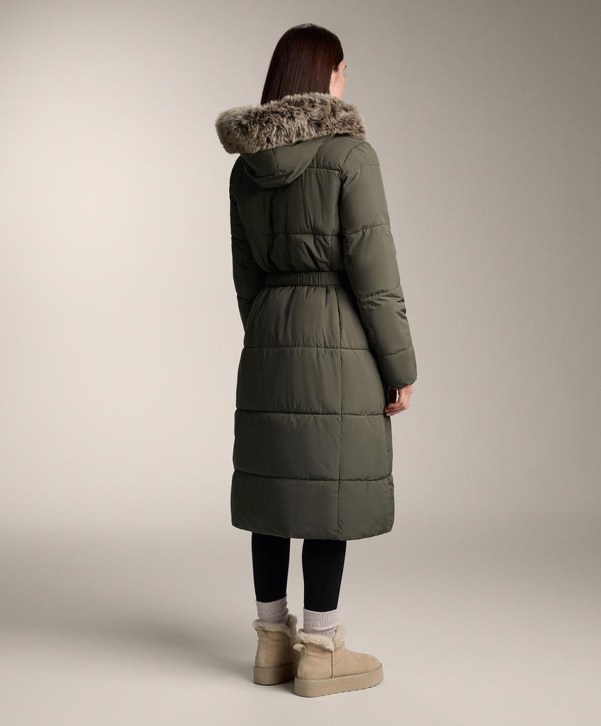 Длинная водоотталкивающая утепленная куртка Primaloft®