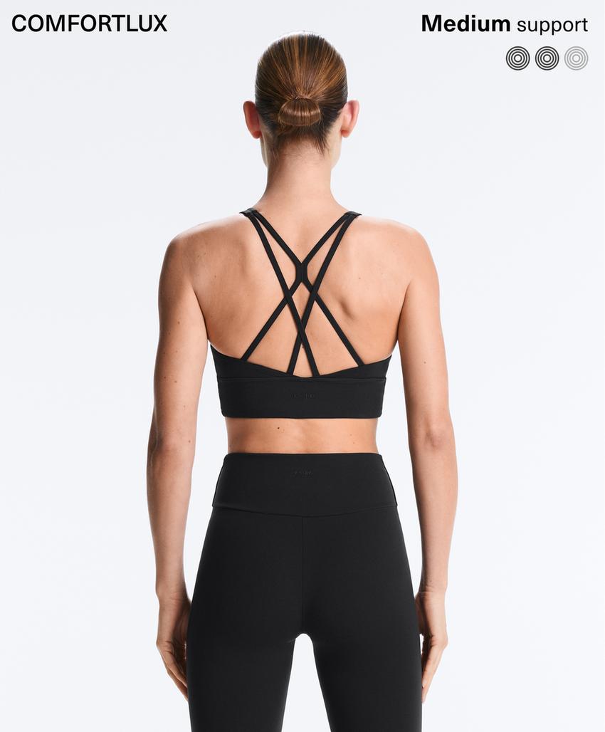 Спортивный бюстгальтер comfortlux с чашечками средней поддержки