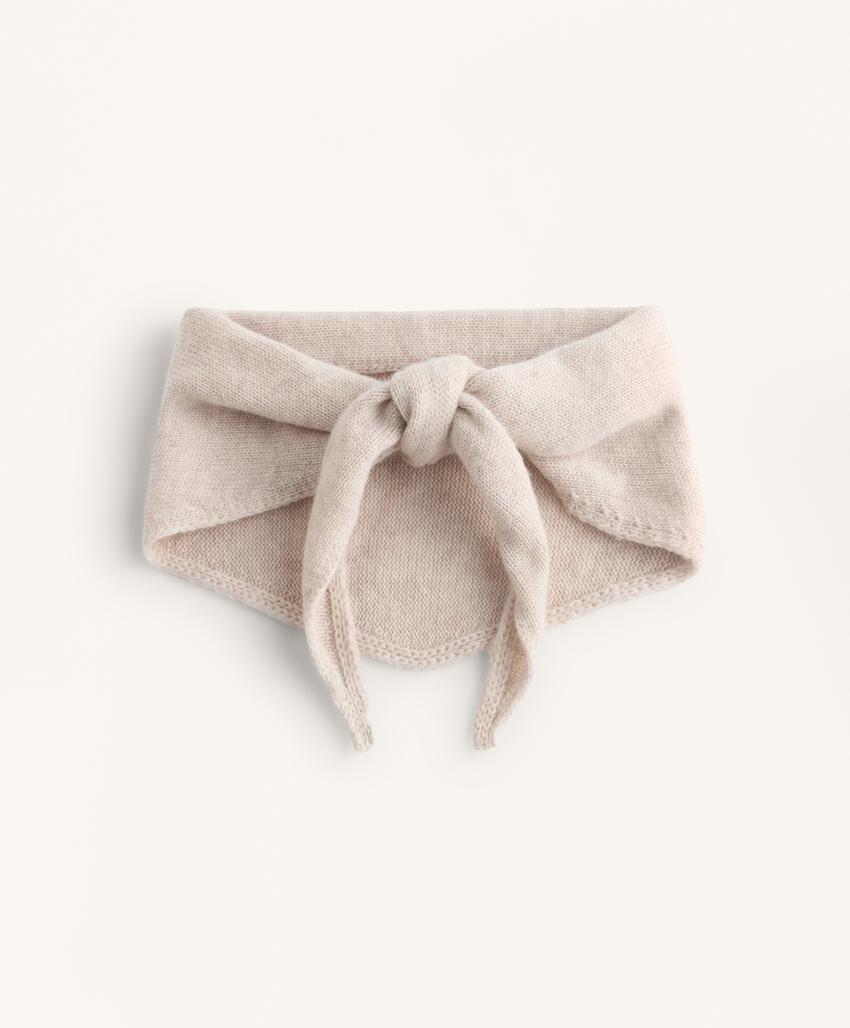 Вязаная бандана: 90% шерсть, 10% кашемир