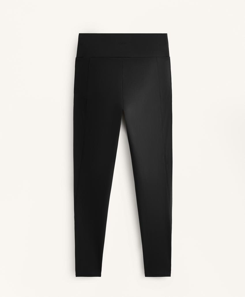 Леггинсы с высокой посадкой до щиколотки с карманами light touch 65 см