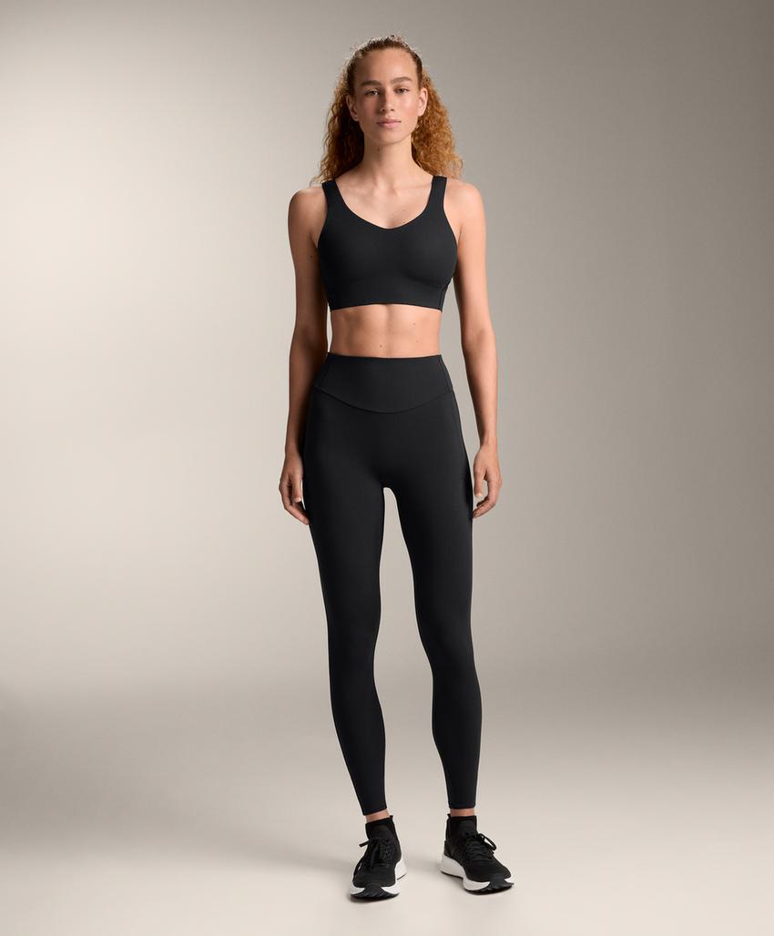 Леггинсы с высокой посадкой до щиколотки с карманами light touch 65 см