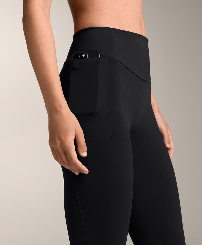 Леггинсы с высокой посадкой до щиколотки с карманами light touch 65 см