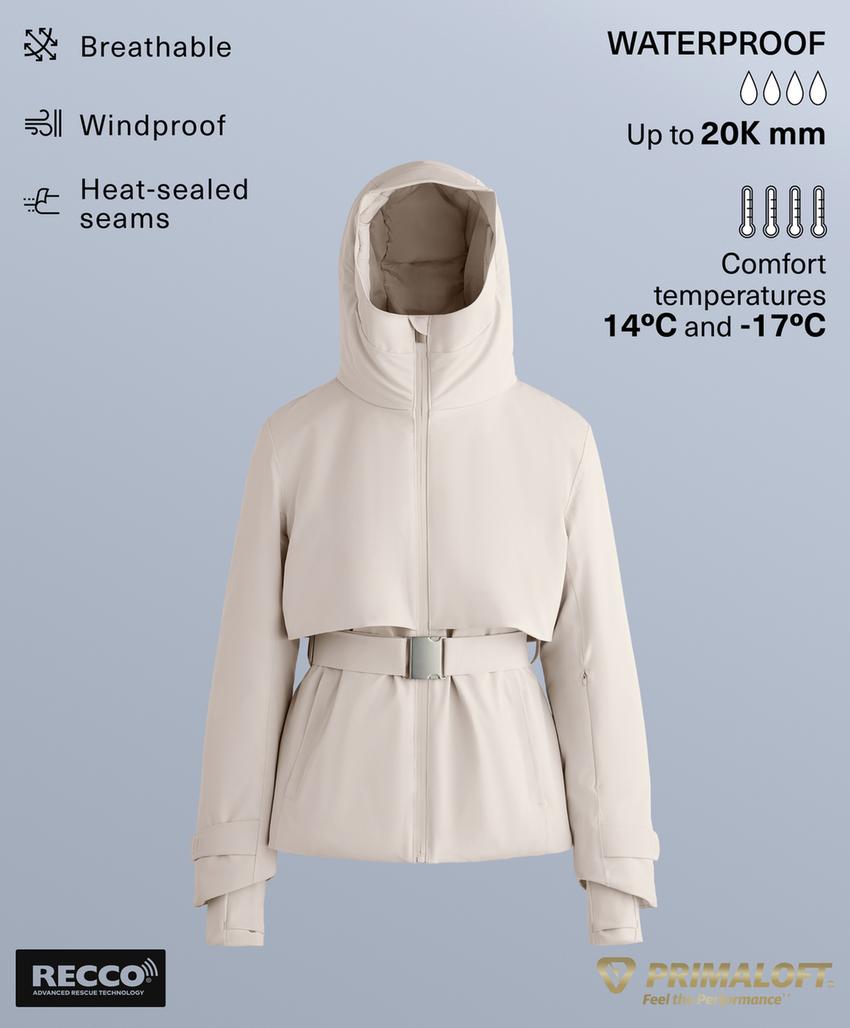 Куртка primaloft® feel the performance tm ski с водонепроницаемым слоем