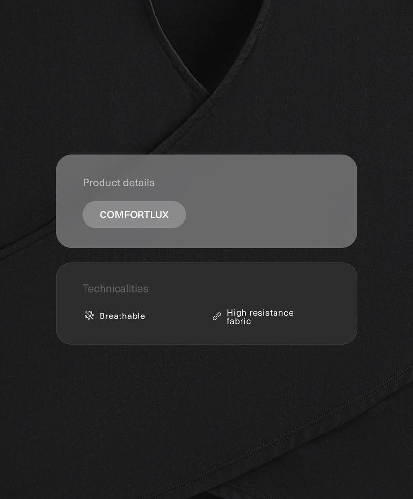 Футболка с перекрещивающимися лямками из комфортлукса