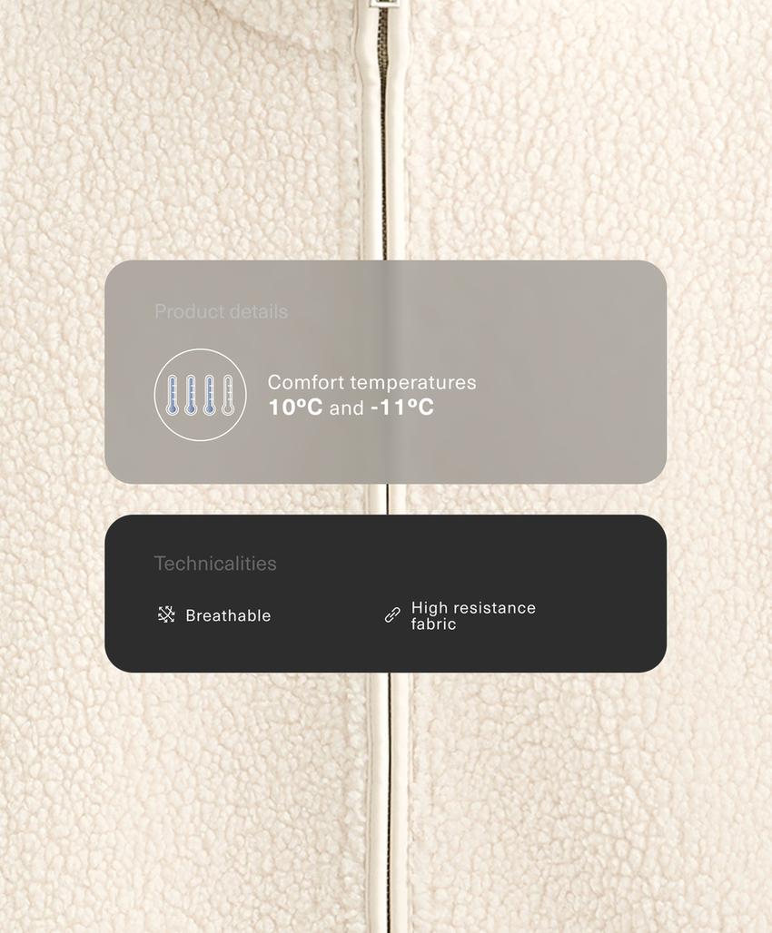 Куртка из искусственной овчины