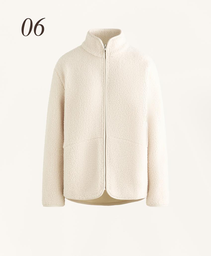 Куртка из искусственной овчины