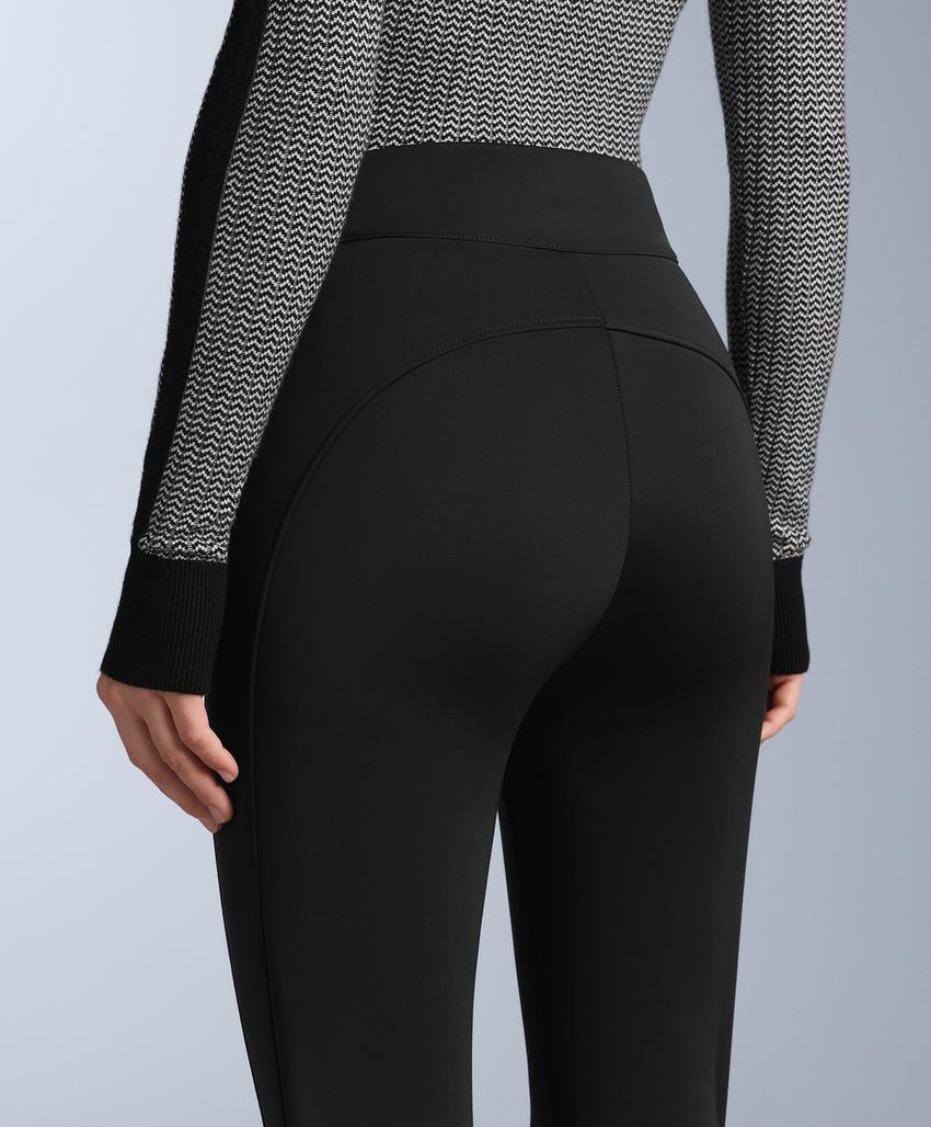 Water-resistant flare stretch SKI trousers