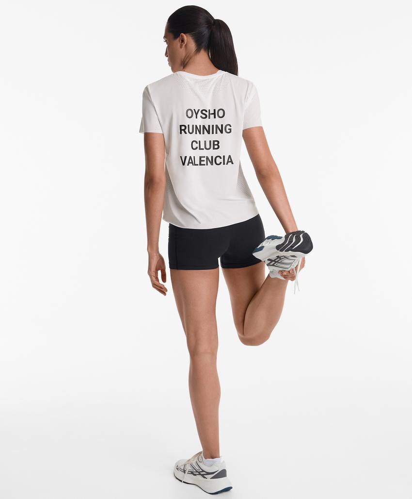 T-shirt técnica justa de manga curta Running Club Valencia