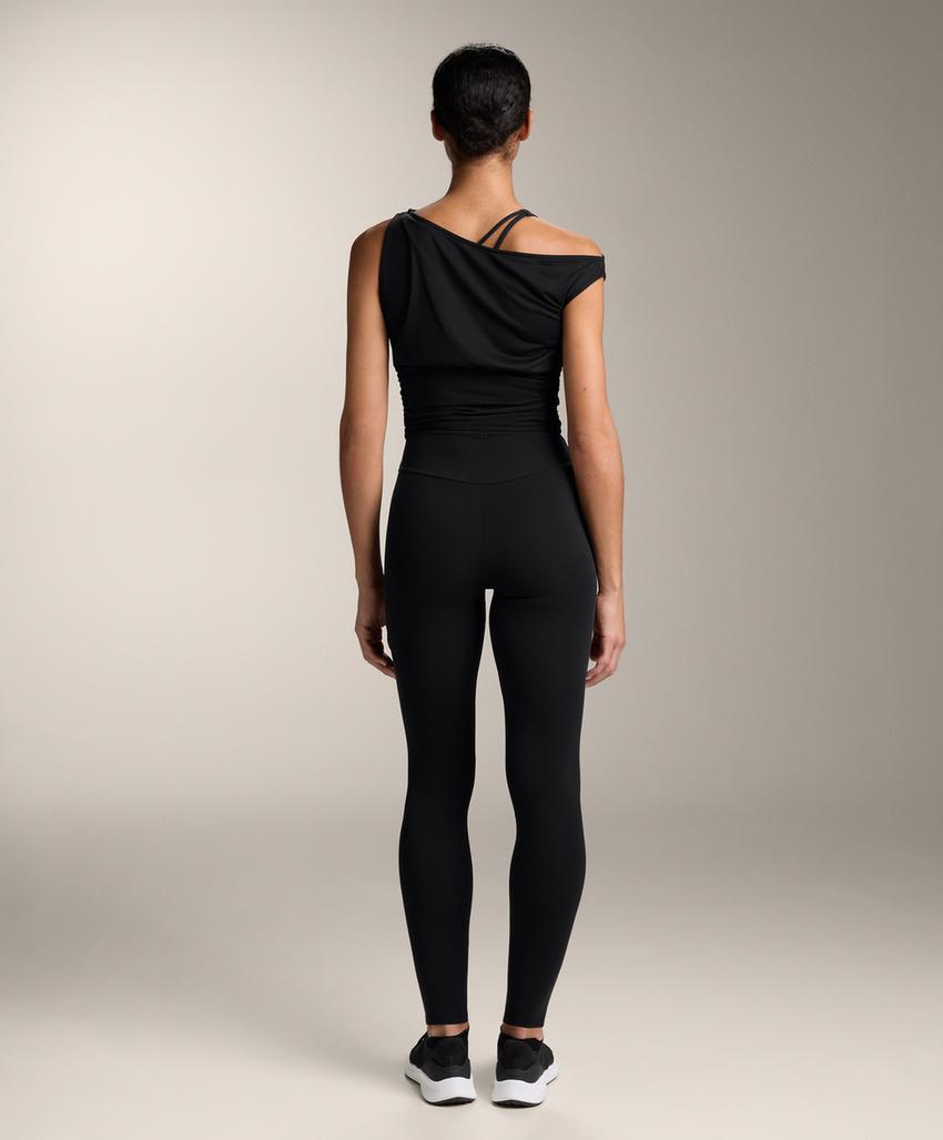 Футболка без рукавов с зауженной талией