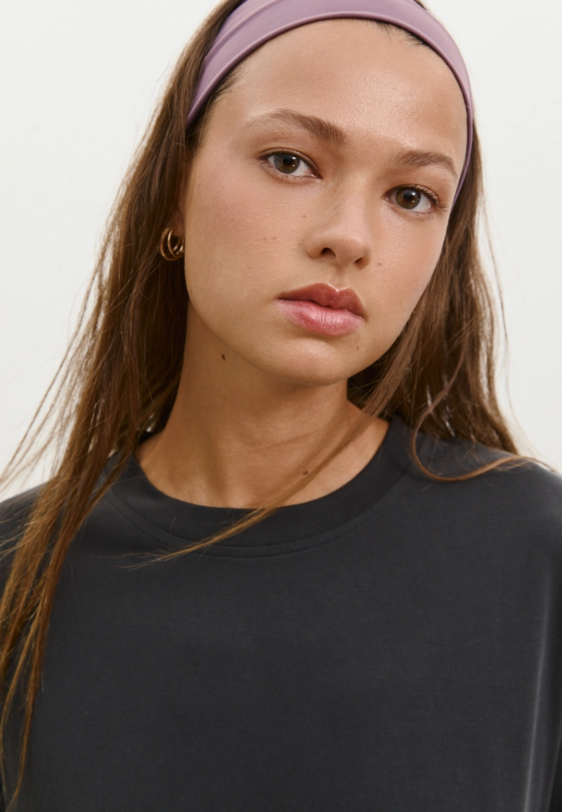 Топ оверсайз из мягкой ткани