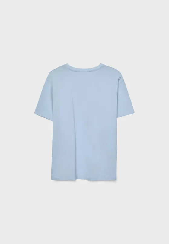 Базовая футболка геометрического кроя из плотной ткани