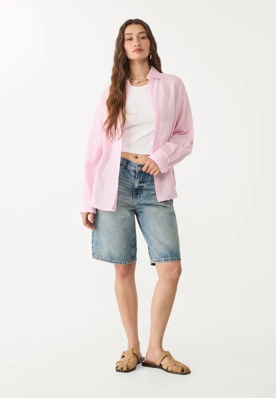 Повседневная рубашка в стиле рустик