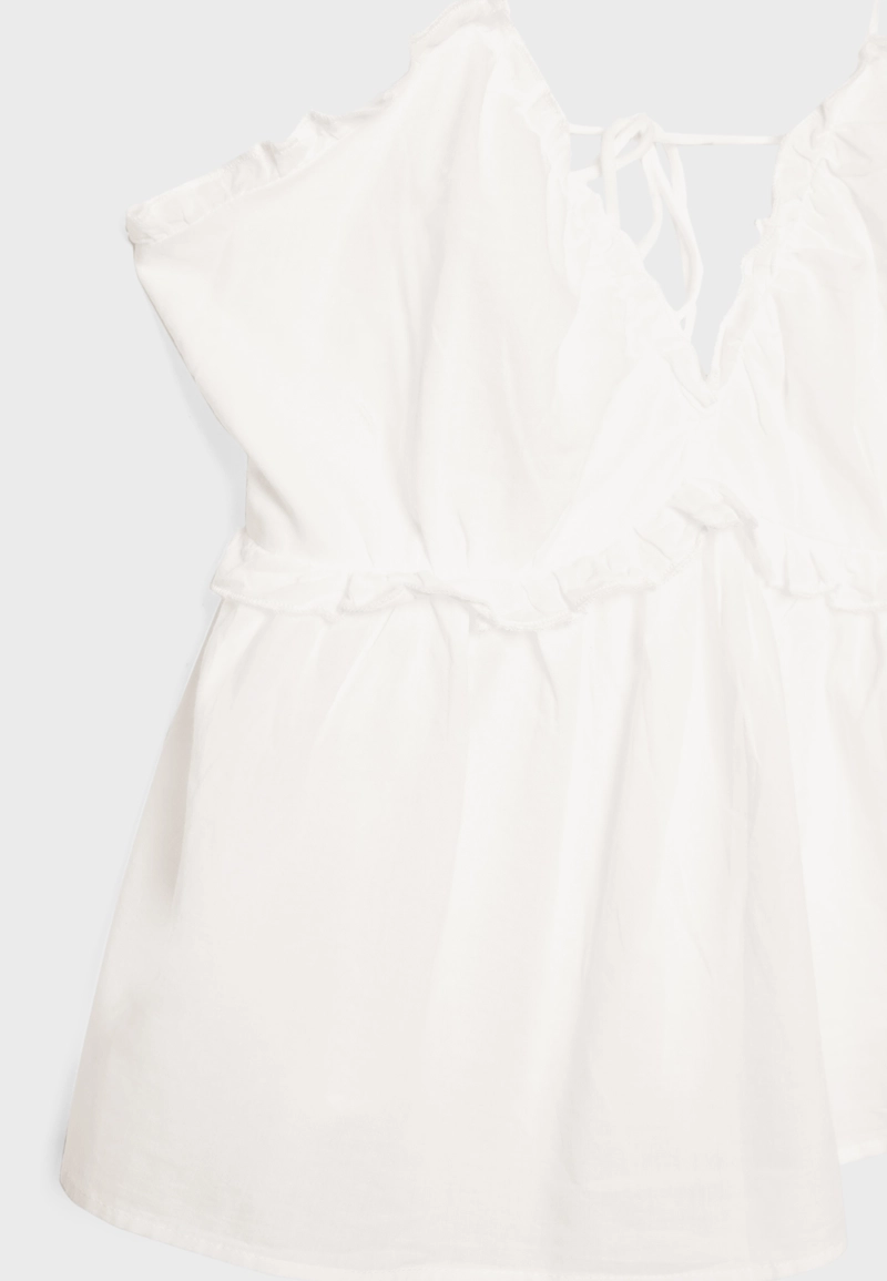 Топ с завязывающимися бретелями