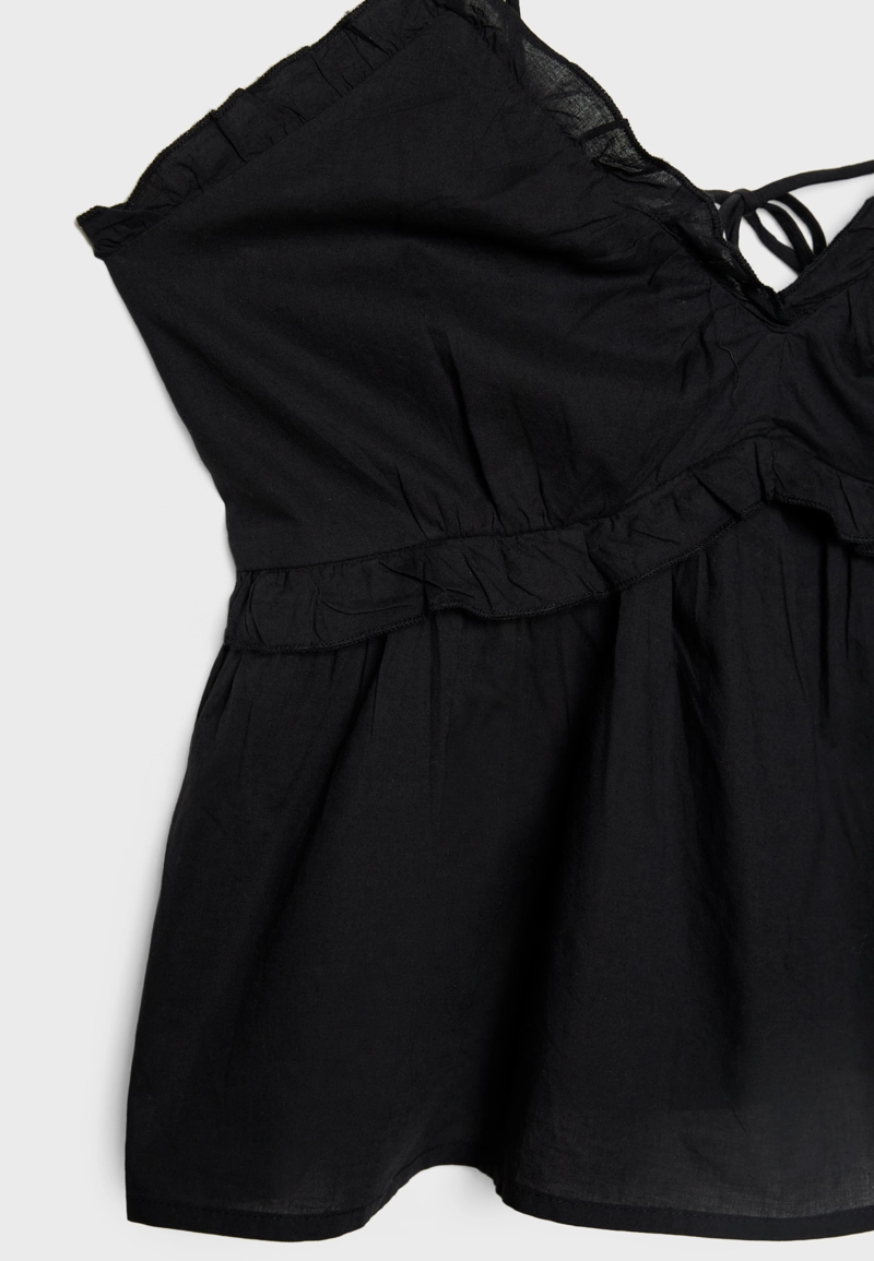 Топ с завязывающимися бретелями