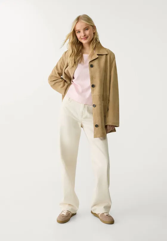 Топ-безрукавка из струящегося смесового льна в полоску