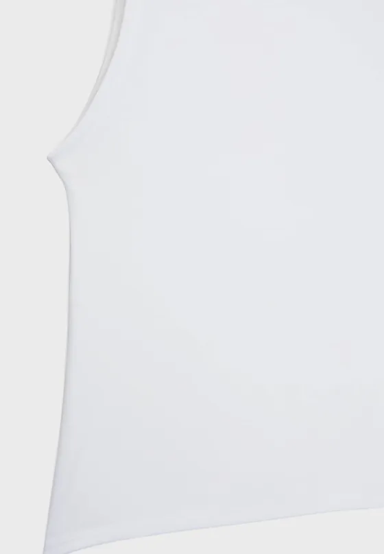 Футболка с вырезом “лодочка” без рукавов