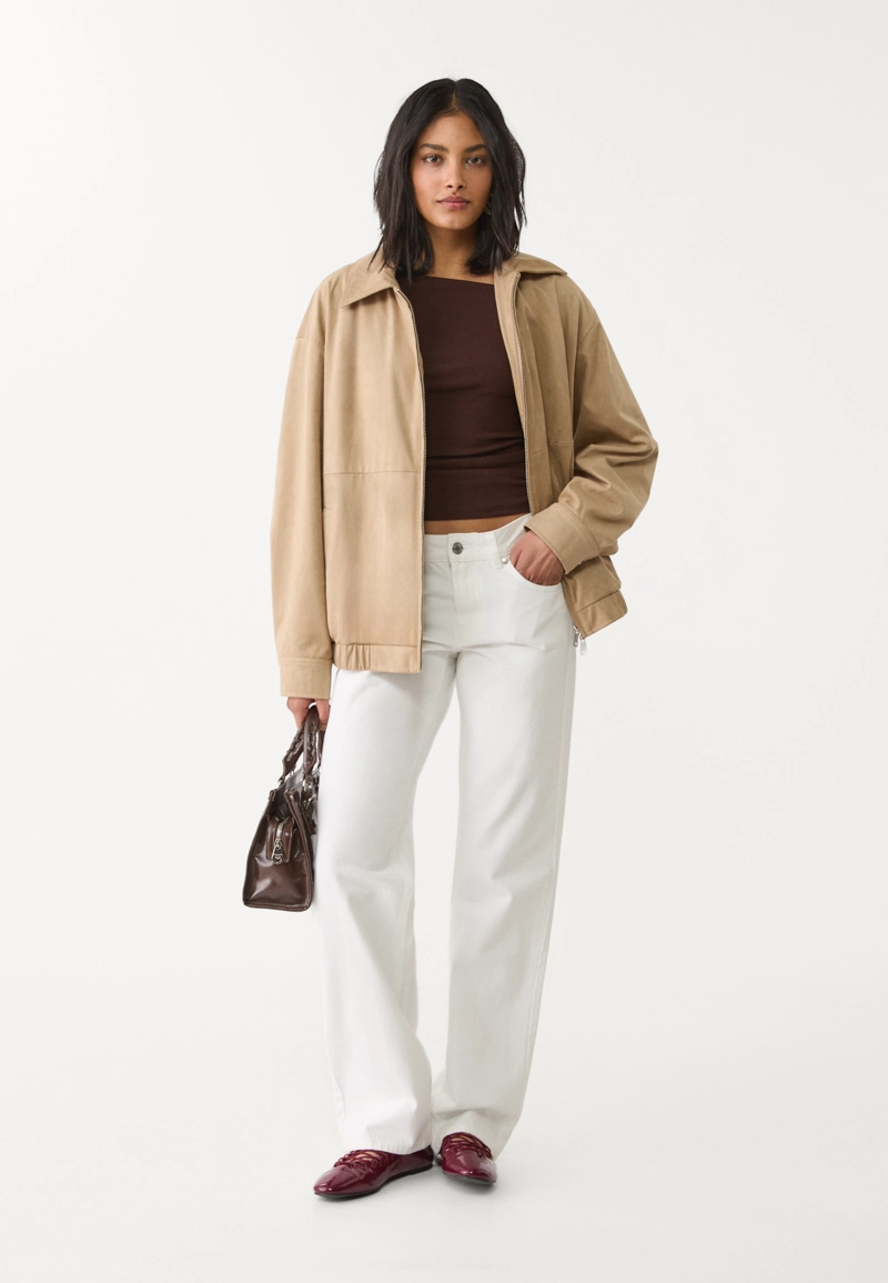 Джинсы прямого кроя D03 с низкой посадкой