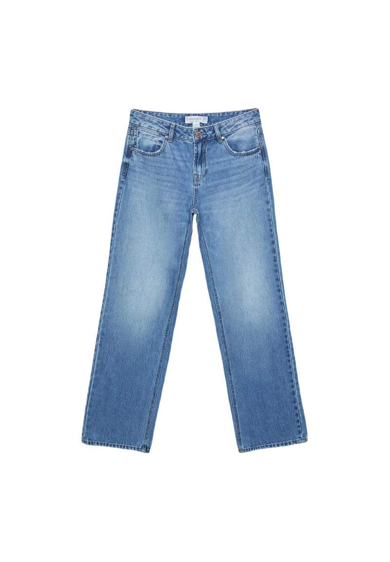 Джинсы прямого кроя D03 с низкой посадкой