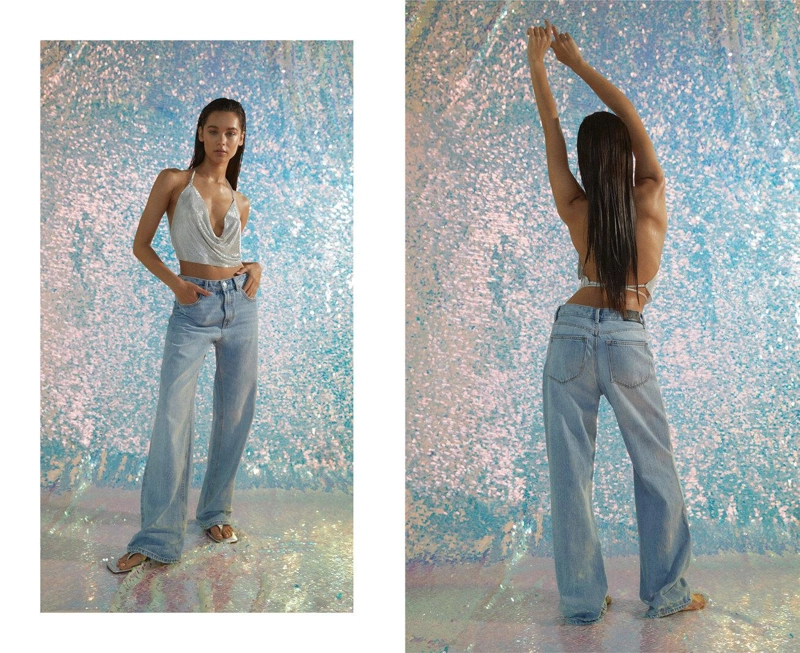 Джинсы прямого кроя