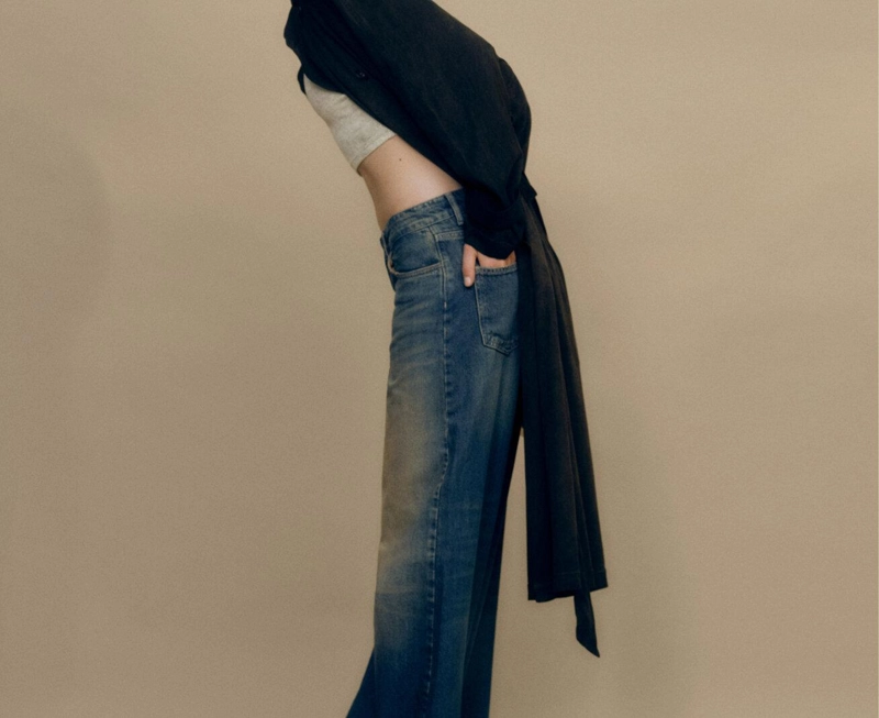 Джинсы прямого кроя