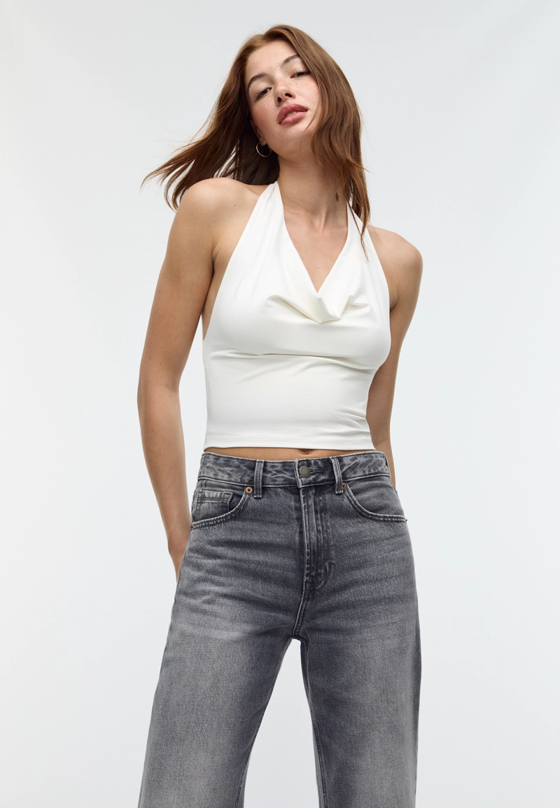 Джинсы прямого кроя